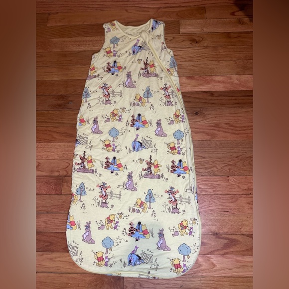 Disney Little Sleepies Pooh Sleep Sack 6-18 Months Yellow Winnie Pooh Tigger - Picture 1 of 7